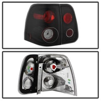 Thumbnail for Spyder Lincoln Navigator 03-06 Euro Style Tail Lights Black ALT-YD-LN03-BK