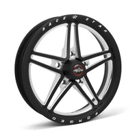 Thumbnail for Race Star 63 Pro Forged 15x3.50 Lug Mount 5x4.50 BC / 2.25in. BS Wheel - Black Anodized/Machined