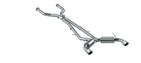 Thumbnail for MBRP 16-22 Infiniti Q50 3.0L FWD/AWD 3in Cat Back w/ 4.5in OD Tips - T304