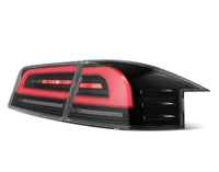 Thumbnail for AlphaRex 12-21 Tesla Model S LUXX-Series LED Tail Lights - Black/Red