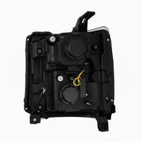 Thumbnail for AlphaRex 16-18 Chevy 1500HD LUXX LED Proj Headlights Alpha-BK w/Seq Atv Lgt / SeqSig (Req PN 810023)