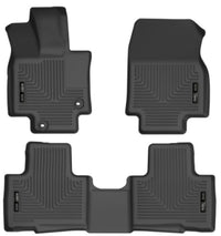 Thumbnail for Husky Liners 20-21 Highlander All / 21 Highlander XSE Weatherbeater Front & 2nd Seat Liners - Black