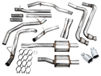Thumbnail for AWE 25+ RAM 1500 3.0TT 0FG Catback Touring Exhaust - Chrome Silver Tips