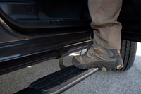 Thumbnail for Fishbone Offroad 2019+ Dodge Ram 1500 Quad Cab Oval Side Steps - Black Textured