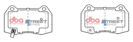 DBA 02-09 Nissan 350Z Street Series Front Brake Pads