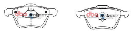 DBA 03-14 Volvo XC90 (w/316mm Front Rotor) Front Street Series Brake Pads