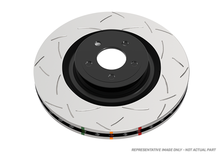 DBA 06-10 Dodge Challenger / Charger Front 4000 Series T3 Slotted Brake Rotor