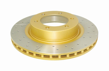 DBA 09/02+ Toyota Landcruiser 17in Wheel Front Drilled & Slotted Street Series Rotor