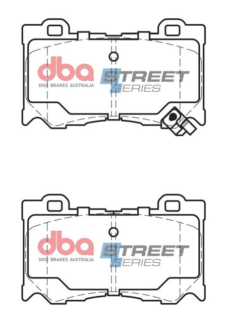 DBA 09-13 Infiniti FX50 (S51 Model) Front Street Series Brake Pads