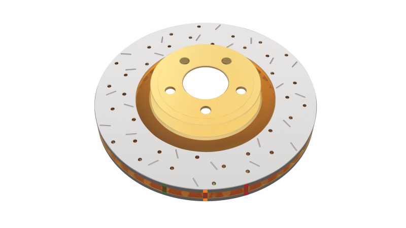 DBA 13-19 Lexus ES300h Front 4000 Series Drilled & Slotted Rotor