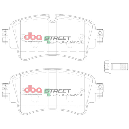 DBA 17-20 Audi A4 Rear SP Performance Brake Pads