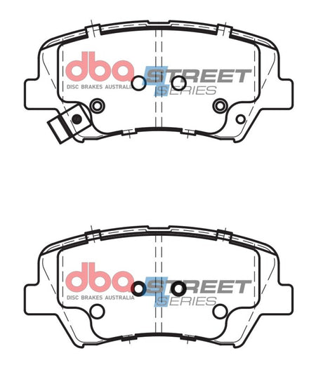 DBA 17-20 Hyundai Elantra (w/280mm Front Rotor) Front Street Series Brake Pads