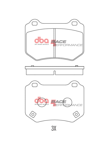 DBA 18-21 Subaru WRX STI Rear RP Performance Brake Pads