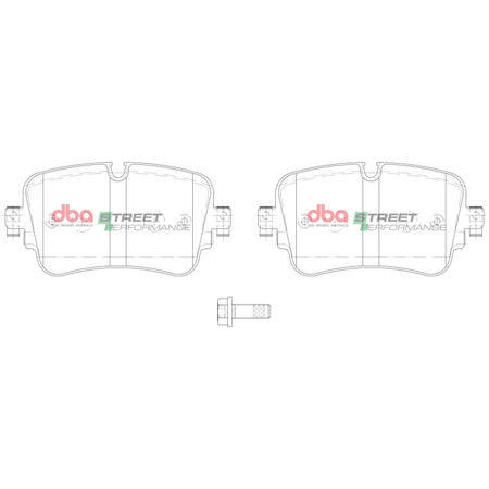 DBA 19-21 Audi A8 Quattro Rear SP Performance Brake Pads