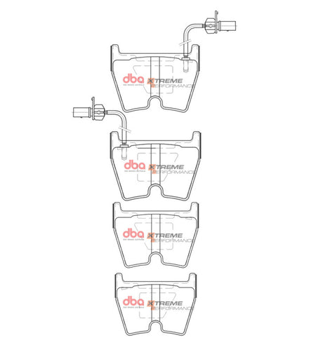 DBA 2009 Suzuki XL-7 Front XP Performance Brake Pads