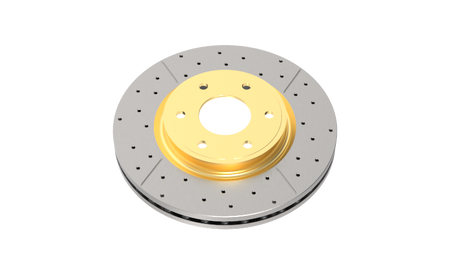 DBA 2020 Lexus ES350 Front Drilled & Slotted Street Series Rotor