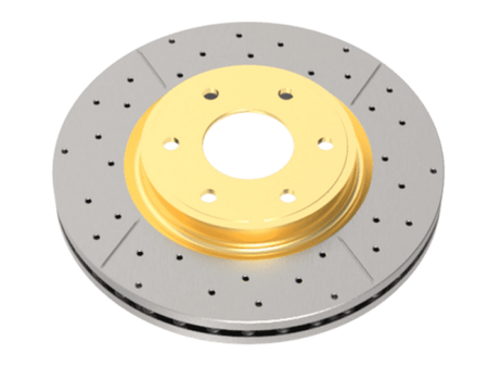 DBA 2022 Lexus LX600 Rear Street Drilled & Slotted Rotor
