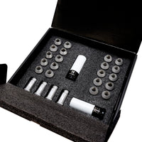 Thumbnail for Mishimoto Steel Locking Lug Nuts M14x1.5 24pc Set Silver