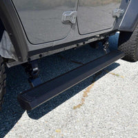 Thumbnail for Westin 18-24 Jeep Wrangler JL Unlimited 4dr Pro-e Running Boards - Tex. Blk