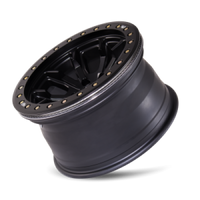 Thumbnail for Dirty Life 9303 DT-1 17x9/8x165.1 BP/-12mm Offset/130.8mm Hub Matte Black Wheel - Beadlock