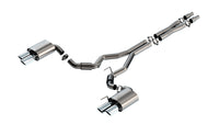 Thumbnail for Borla 2024 Ford Mustang GT 5.0L V8 3 in ATAK Catback Non-Active Exhaust- Chrome Quad Tip