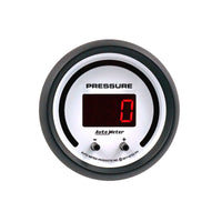 Thumbnail for Autometer 52.4mm White Switchable 0-1600 PSI/0-110 BAR Fluid Pressure Phantom Elite Digital Gauge