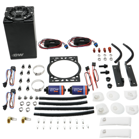 DeatschWerks 3.0L Staged Surge Tank w/ DW810 Fuel Pumps