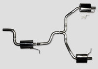 Thumbnail for AWE Tuning VW CC Touring Edition Exhaust Dual Outlet - Diamond Black Tips