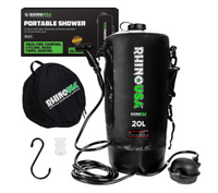 Thumbnail for 5 Gallon Portable Pressurized Camp Shower - Black