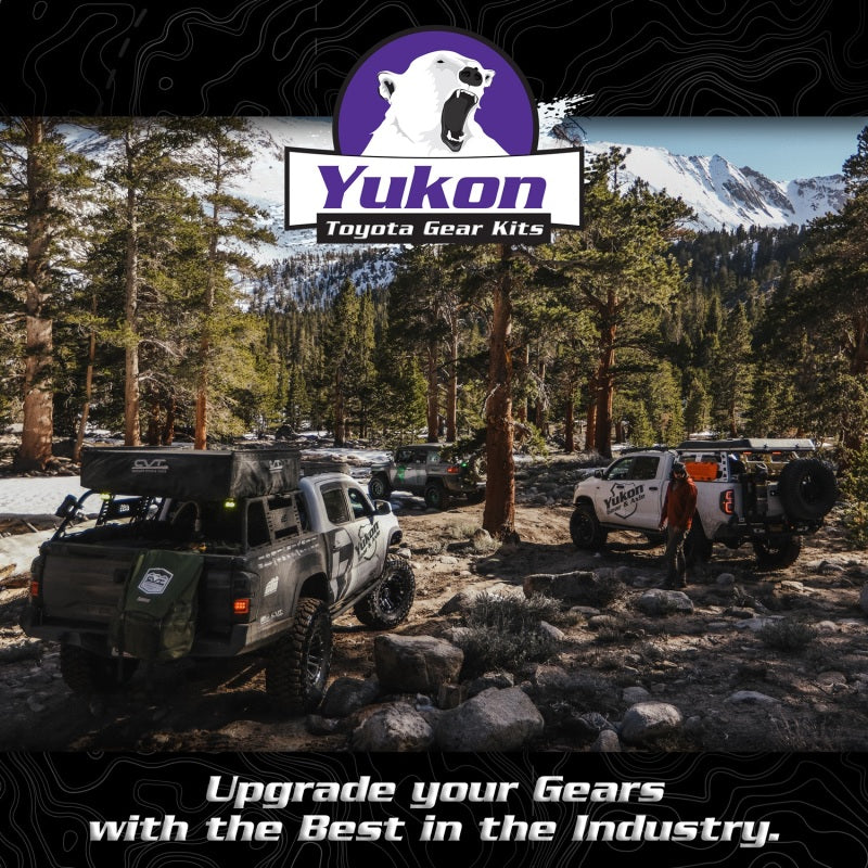 Yukon Ring & Pinion Gear Kit Front & Rear for Toyota 8.75/8IFS Diff (A/T w/E-Locker) 5.29 Ratio