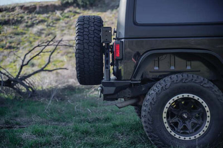 DV8 07-18 Jeep Wrangler (JK) Tire Carrier for MTO Bumper
