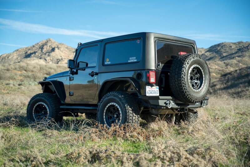 DV8 Offroad 07-18 Jeep Warngler JK Full-Width Rear Bumper