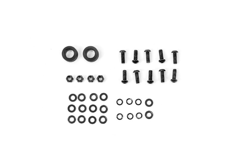 DV8 Offroad 07-18 Jeep Wrangler JK 4-Door Pocketed Rear Window Molle Panels