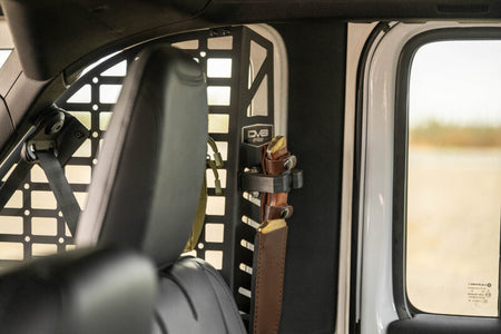 DV8 Offroad 18-25 Jeep Wrangler (JL) 4-Door Rear Window Pocketed Molle Panels