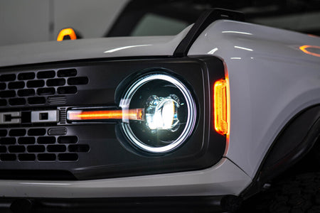 DV8 Offroad 2021-2025 Ford Bronco Black Headlights