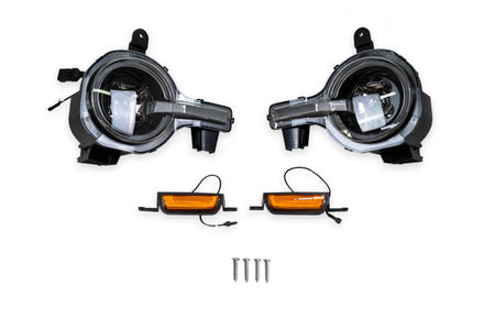 DV8 Offroad 2021-2025 Ford Bronco Black Headlights