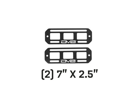 DV8 Offroad Universal Molle Panels - 7" x 2.5" PAIR