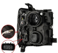 Thumbnail for AlphaRex 15-19 Chevy Silverado 2500/3500 LUXX-Series Proj. Headlights Chrome w/Actv SeqSig & DRL