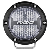 Thumbnail for Rigid Industries 360-Series 4in LED Off-Road Diffused Beam - RGBW Backlight (Pair)
