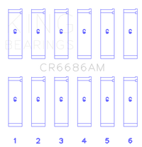 Thumbnail for King Engine Bearings Toyota 1Mzfe (Size +0.50mm) Connecting Rod Bearing Set