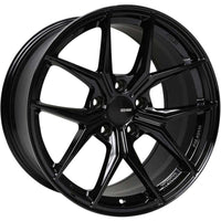 Thumbnail for Enkei TSR-X 20x9.5 40mm Offset 5x120 BP 72.6 CB Gloss Black Wheel