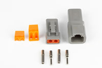 Thumbnail for Haltech Matching Set of Deutsch DTP-2 Connectors (25 Amp) Plug & Pins
