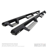 Thumbnail for Westin 19-20 Ram 2500/3500 HDX Stainless Drop W2W Nerf Step Bars - Textured Black