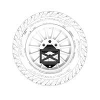 Thumbnail for Body Armor 4x4 16-23 Toyota Tacoma/10-24 4Runner Pro Series II Tire Carrier W/ License Plate Holder