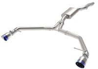 Thumbnail for afe MACH Force-Xp 13-16 Audi Allroad L4 SS Axle-Back Exhaust w/ Blue Flame Tips