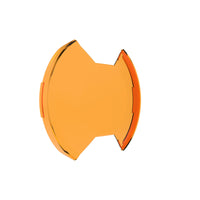 Thumbnail for KC HiLiTES SlimLite 8in. LED Light Shield (Shield Only) - Amber