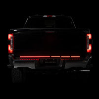 Thumbnail for Putco 23-24 Ford SuperDuty F-250/F-350/F-450 60In Freedom Tailgate Bars w/ LED Taillamps Blade