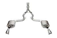 Thumbnail for Corsa 2024 Ford MustangGT Sport Cat-Back Exhaust System 3.0in Dual Rear Exit w/4.5in Pro Series Tips