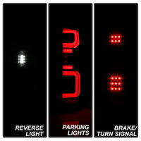 Thumbnail for Spyder Chevy Silverado 19-20 LED Tail Light Black ALT-YD-CS19HAL-BK