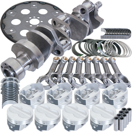 Eagle Chevy 350 1Pc 3.750in Crank 5.700in I-Beam Rods -10cc 4.030in Pistons Balanced Assembly
